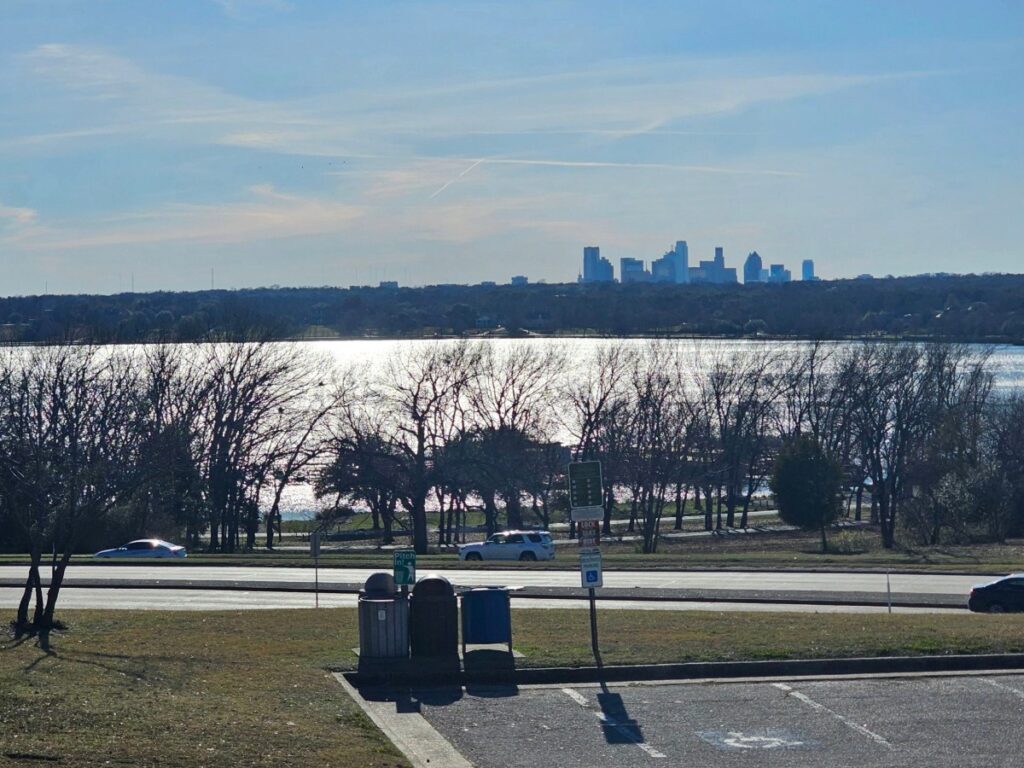 White Rock Lake viewed from the east, looking toward Lakewood