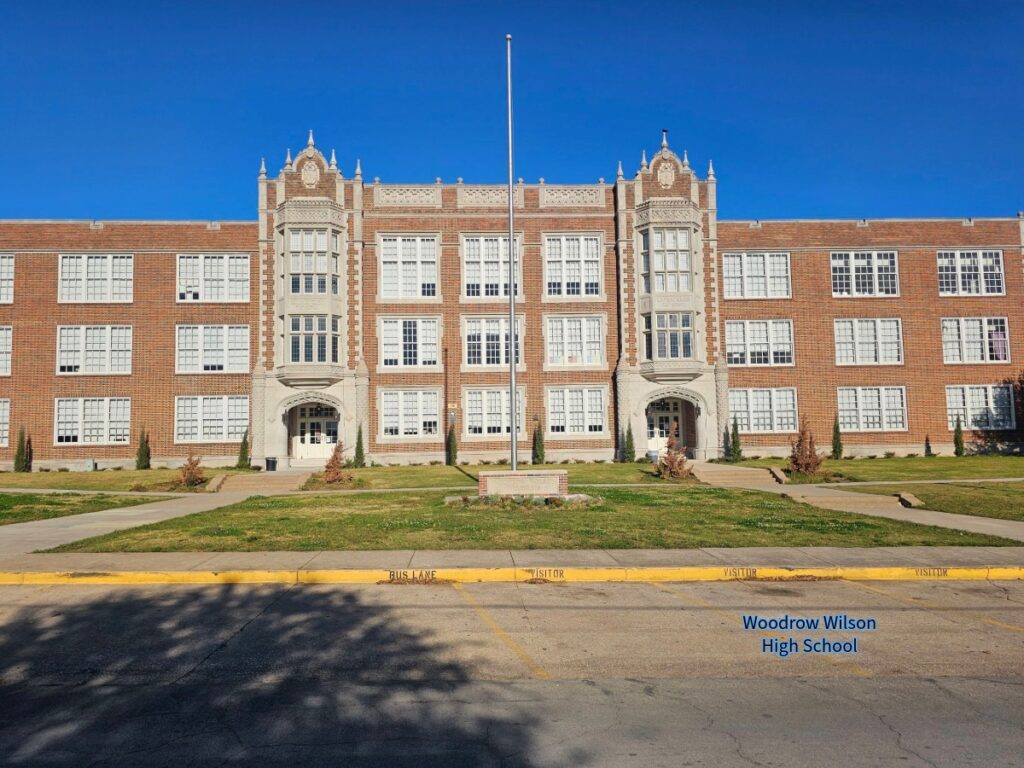 Woodrow Wilson High School in Lakewood, East Dallas