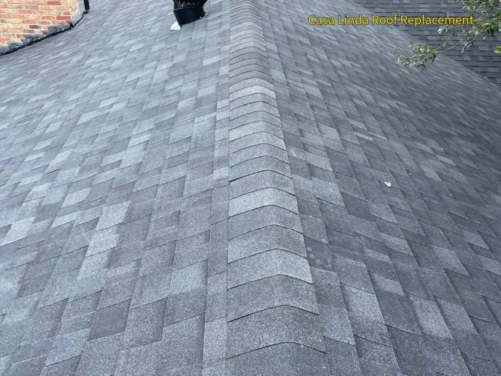 Completed roof on Sweetwater in Casa Linda