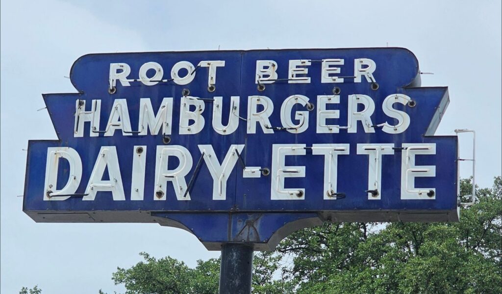 The Dairy-Ette on Garland Road in Casa View, 75228, a longtime East Dallas landmark near Bert Roofing