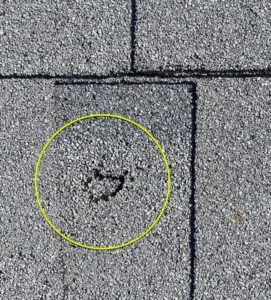 does my East Dallas Roof have hail damage