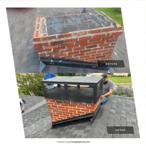 before after chimney cap 75228