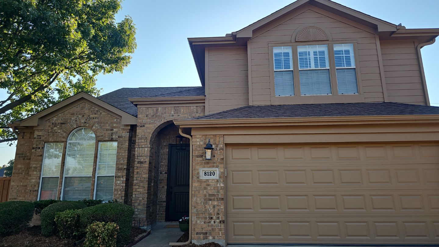 Plano home with CertainTeed Landmark Heather Blend Class 3 shingle roof inspected before sale