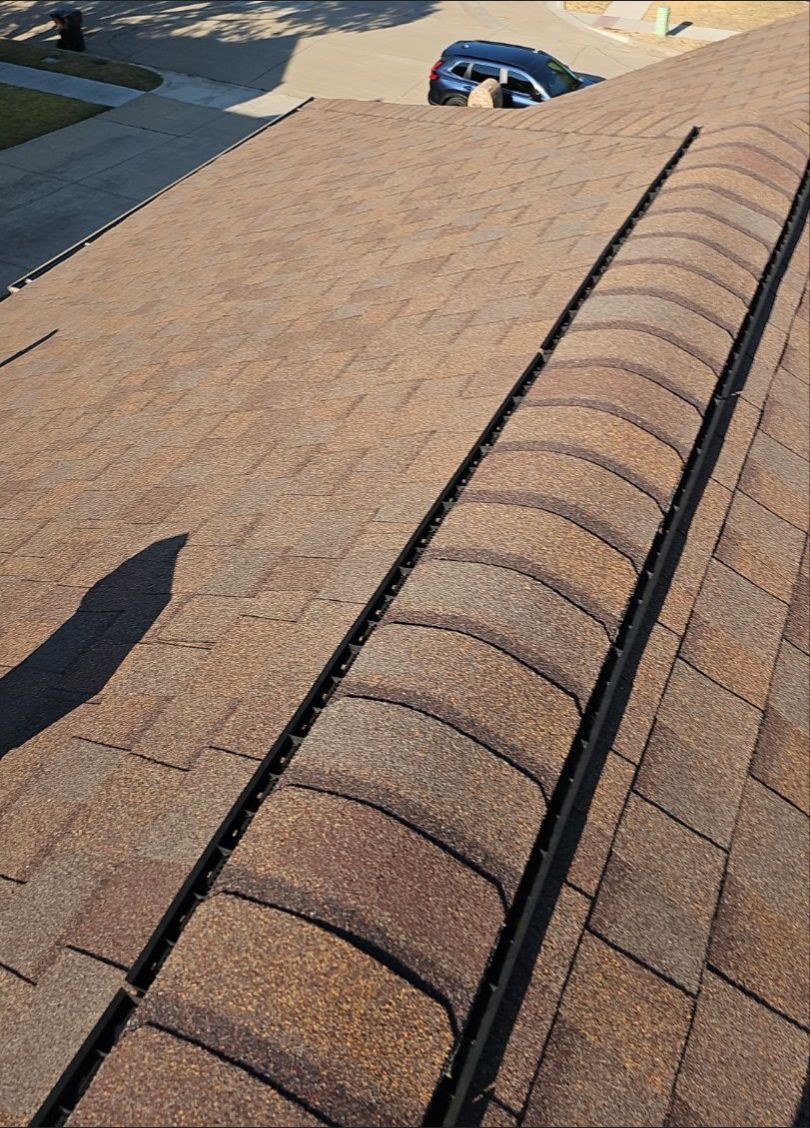 Pre-sale roof inspection of CertainTeed Landmark shingles in Plano Texas